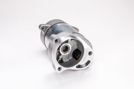Ricks Motorsport Electric starter motor model 27-61501 with metal housing and electrical connections for motorcycle engine start.