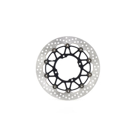 BREMBO Xtra Front Supersport Rotor floating brake disc with ventilated design for high-performance braking systems.