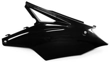 Charger l'image dans la galerie, Black Acerbis side panels for motorcycle, featuring sleek design and durable material, compatible with Acerbis motorcycle models.