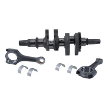 Load image into Gallery viewer, Hot Rods engine crankshaft with attached rods, polished finish, showing detailed metal components and precise machining.
