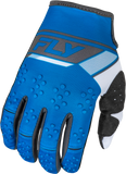 Fly Racing - Kinetic Prix Gloves Bright Blue/Charcoal Sm - 377-410S