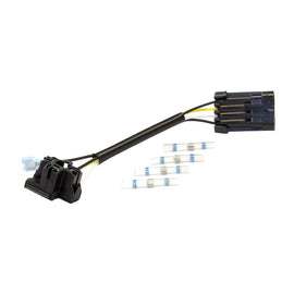 JW Speaker 2014-up wire harness for electrical systems, shown with connectors and wiring for vehicle lighting installations.