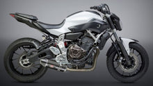 Load image into Gallery viewer, Yoshimura Race R-77 full exhaust system with stainless steel and carbon fiber components for motorcycle performance.