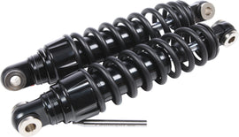 HardDrive Dyna Monotube Shock 12.5-inch standard size, showcasing the sturdy metal construction and mounting features.