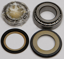All Balls steering bearing and seal kit 22-1063 with metal bearings and rubber seals, designed for motorcycle steering systems