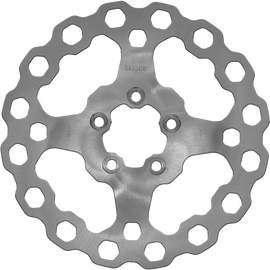 GALFER 11.5-inch solid stainless steel Cubiq Rr brake rotor, perfect for motorcycles, featuring durable, high-performance braking.