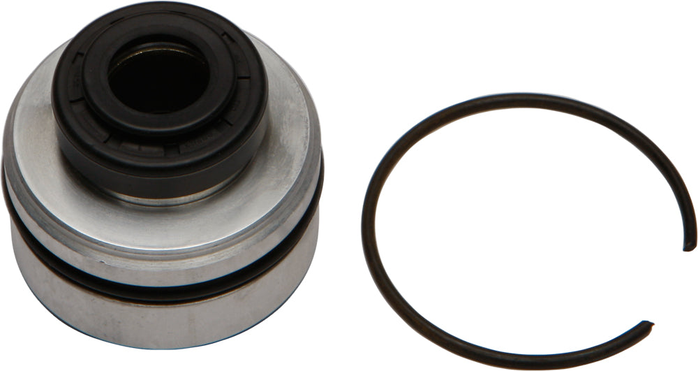 All Balls rear shock seal kit 22-31002 for motorcycle suspension, showing seals and components in the image