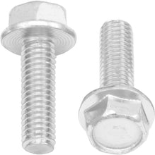 Charger l'image dans la galerie, BOLT 10mm hex head flange bolt set, 6x1.0x20mm, showing six fasteners with hex heads and flange design for hardware applications.