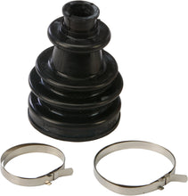 Load image into Gallery viewer, All Balls drive CV boot kit 21-95021 with rubber boot and clamps, designed for vehicle drive shaft protection and maintenance.