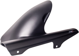 PUIG Tire Hugger in matte black for motorcycle body, featuring a sleek, aerodynamic design.
