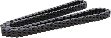 Charger l'image dans la galerie, HOT CAMS engine cam chain with metal links, designed for motorcycle engines, showing the durable chain in a close-up view.