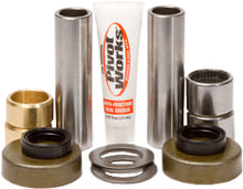Charger l'image dans la galerie, Pivot Works Swingarm Kit 52-0093 for suspension systems, showing assembled components and detailed metal parts in a workshop setting.