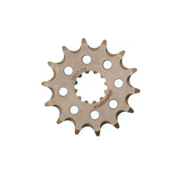 Steel front sprocket by Supersprox with 14-tooth count for Husqvarna and KTM motorcycles, part number 104-190714.
