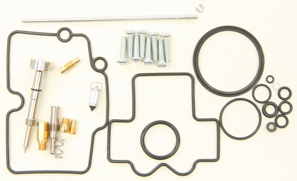 All Balls bike carburetor rebuild kit 226-1457 with gaskets and parts for intake and fuel system repair.