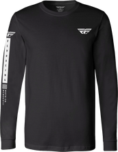 Load image into Gallery viewer, Fly Racing Fly Tribe long sleeve tee in black, featuring a graphic design, size 2XL, made for motocross and casual wear.