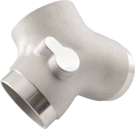 HardDrive intake manifold XL 88-03 without sensor hole, for carbureted fuel systems, shown in the image.