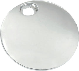 HardDrive Fuel Tank Console Door in chrome for heavy-duty trucks, part of the body components, with a sleek, polished finish.