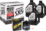 Maxima - Sxs Oil Quick Change Kit 5w50 With Black Oil Filter - 78-90126
