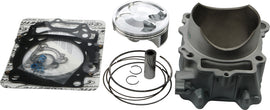 Cylinder Works engine cylinder kit with 77mm bore and 13.5:1 compression for Yamaha 422-20010K, showing the polished metal cylinder components.