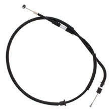 Load image into Gallery viewer, All Balls clutch cable 24-52134 for hydraulic control lines, showing the black cable with metal fittings and protective outer casing.