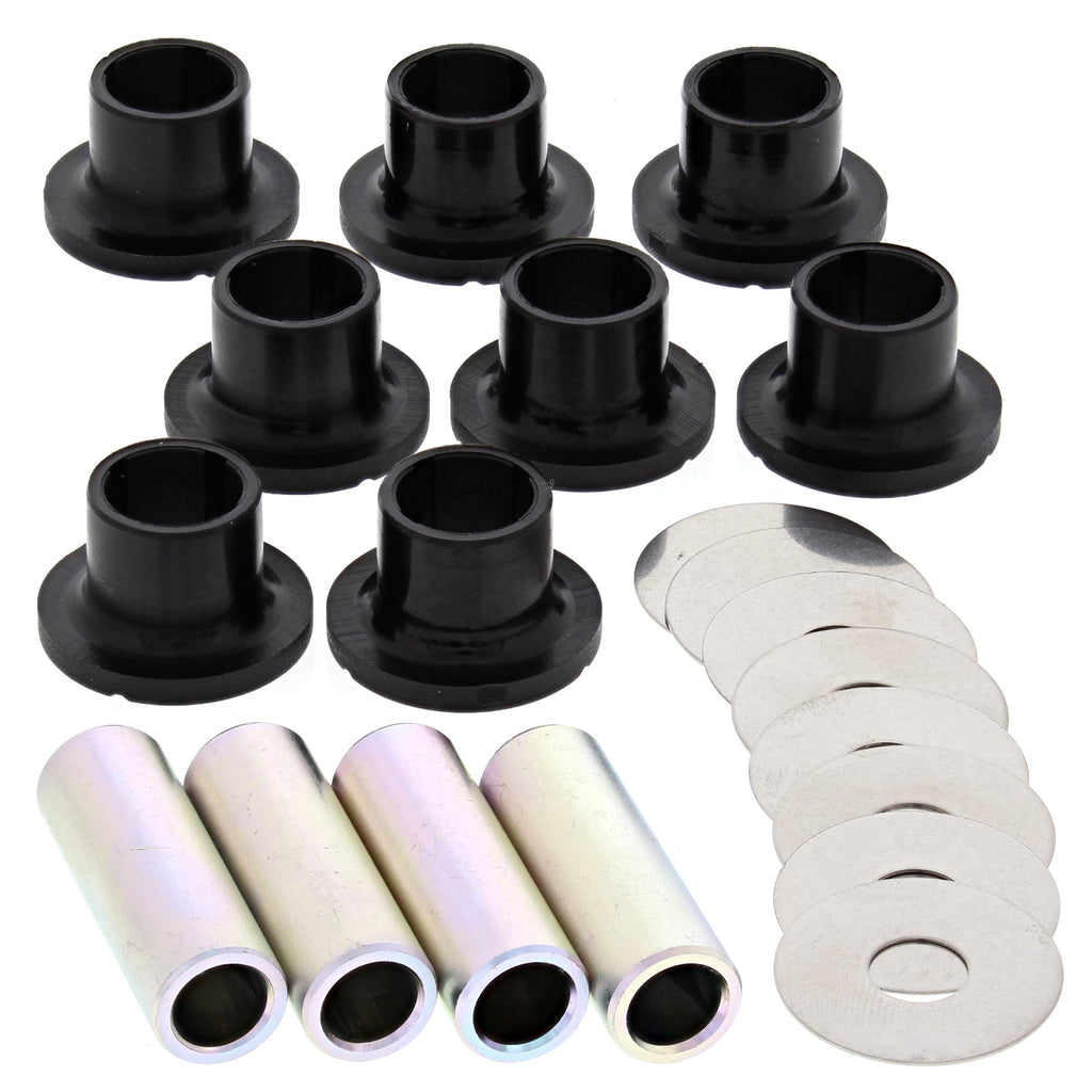 All Balls sway bar bushing kit for suspension, includes rubber bushings and metal brackets, designed for vehicle sway bars.