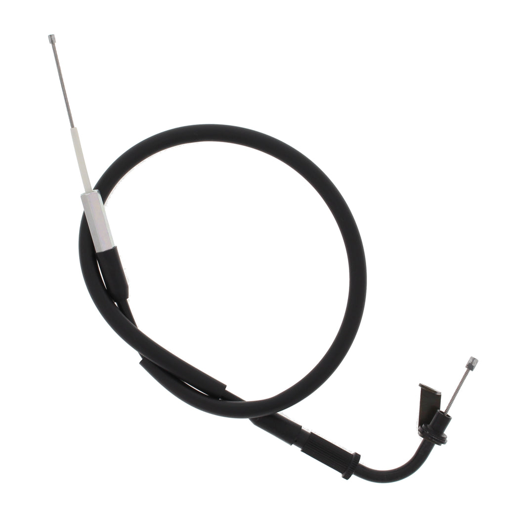 All Balls throttle cable 24-51064 for motorcycle control lines, showing the black cable with protective casing and connectors.
