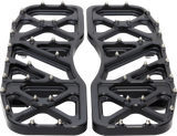 Flo Motorsports - V5 Floorboards Black Indian - 122-8170