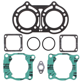 Vertex Top End Gaskets for Yamaha 681-0812, set of engine seals with detailed gasket design, suitable for motorcycle engine repair.
