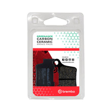 Load image into Gallery viewer, Brembo Prime CC carbon ceramic brake pads for high-performance braking systems, shown in a close-up image.