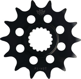 Mika Metals steel front CS sprocket 12T for KTM 205-5041512, 415 chain, durable motorcycle sprocket with teeth and brand logo visible