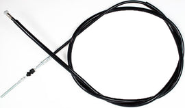 Motion Pro Black Vinyl Rear Hand Brake Cable 70-5371 for motorcycle, showing the black vinyl-coated control line with fittings