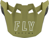 Fly Racing - Formula Cc Centrum Visor Matte Olive Green/Black Yl/Sm - 73-47134S