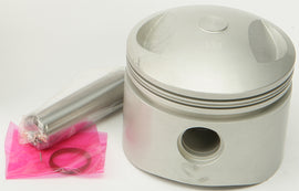 HardDrive HDTWIN 1340cc piston kit with .020 inch size and 8:1 compression ratio, includes piston components and Repl Piston.