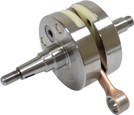 Hot Rods engine crankshaft 421-4177 with detailed metal components and machining marks, showcasing durable automotive engine parts.