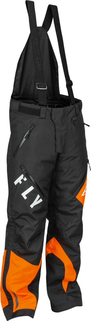 Fly Racing Snx Pro Pant in black and orange, motocross riding pants with durable fabric and adjustable fit.