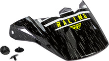 Load image into Gallery viewer, Fly Racing Kinetic K120 helmet visor in black, white, and hi-vis colors, designed for the Fly Racing motorcycle helmet.