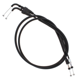 All Balls throttle cable 24-51181 for hydraulic control lines, showing the flexible cable with fittings and protective outer sheath.