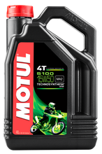 Load image into Gallery viewer, Motul 5100 Ester/Syn 15w50 engine oil 4L container, chemical lubricant for automotive engines, brand Motul