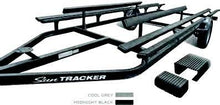 Load image into Gallery viewer, Caliber Bunk Wrap in black, 2"x4" dimensions, 24-foot roll, showing the textured protective material for boat bunks.