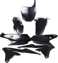 Load image into Gallery viewer, Polisport Plastics black plastic body kit for off-road motorcycles, includes front and side panels with product code 64-90583.