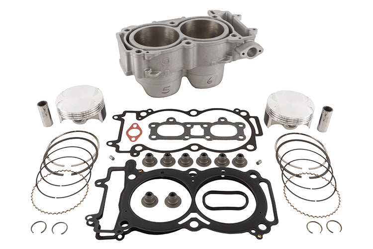 Cylinder Works engine cylinder kit for HC 93.00/Std with 11.5:1 compression ratio, shown with engine components.