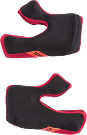 Alpine Star M8/M10 helmet cheek pad with 5mm spacer, showing padded interior for helmet comfort and fit.