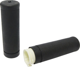 Black HardDrive rubber grips designed for secure handling, shown in the image with textured surface and ergonomic shape.