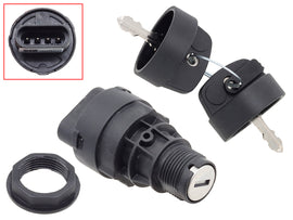 SP1 ignition switch SD 27-01564 with key and wiring terminals in a close-up view