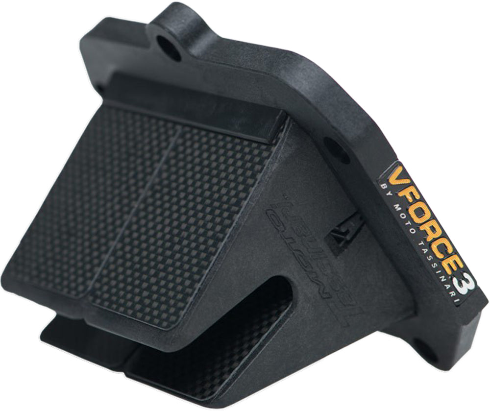 Moto Tassinari Vforce3 intake valve system for KTM motorcycles, showing the carburetor and fuel system components.