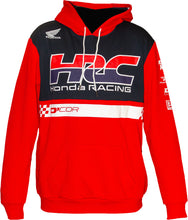 Load image into Gallery viewer, Red DCOR Honda HRC2 sweatshirt in medium size, featuring a comfortable fit and Honda HRC2 logo on the front.