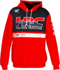 Red DCOR Honda HRC2 sweatshirt in medium size, featuring a comfortable fit and Honda HRC2 logo on the front.