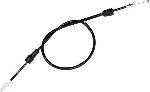 Motion Pro black vinyl throttle cable 70-5118 for motorcycle control lines, showing the flexible cable with fittings.