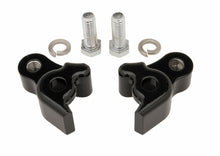Load image into Gallery viewer, Burly Brand rear lowering blocks in black for Harley Davidson 1985-1996 suspension, shown on motorcycle suspension components.