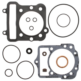 Vertex top end gaskets for Kawasaki engines, showing detailed gasket set with multiple seals and components.